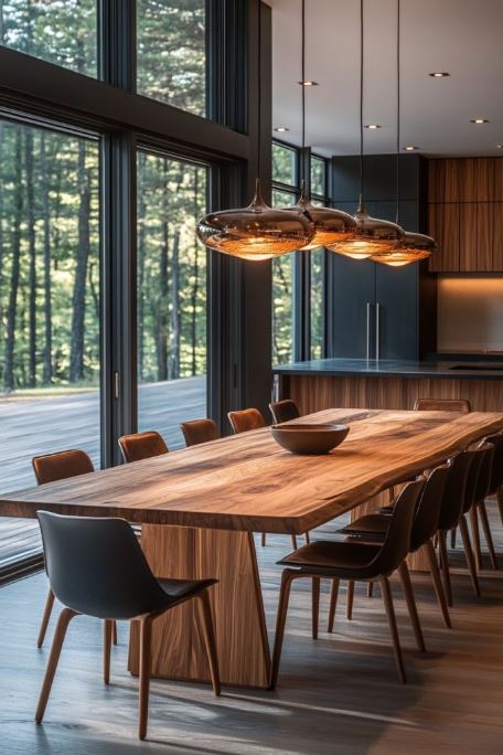 Chic Cabin Dining Space