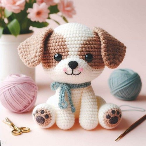 Cute Dog Crochet