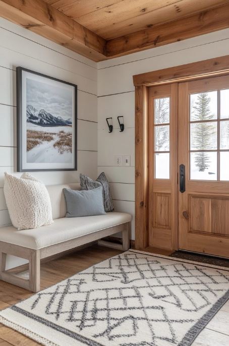 Streamlined Cabin Entryway