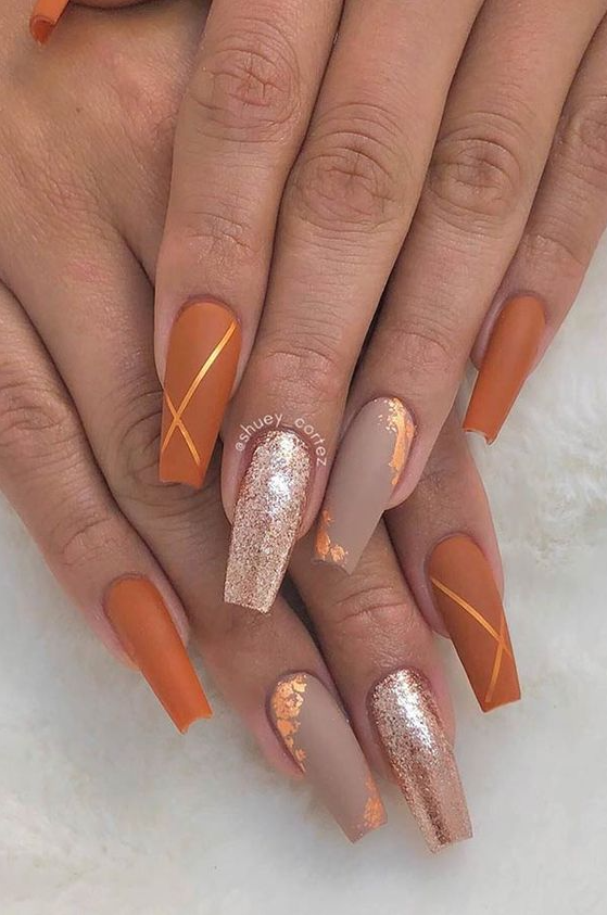 Fall Nails 2020 Trends With Matte Nail Design For Fall