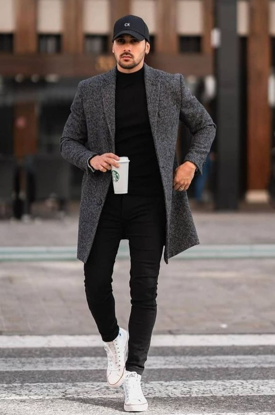 Fall Outfits With Long Coat Men Winter Mens Fashion Idea
