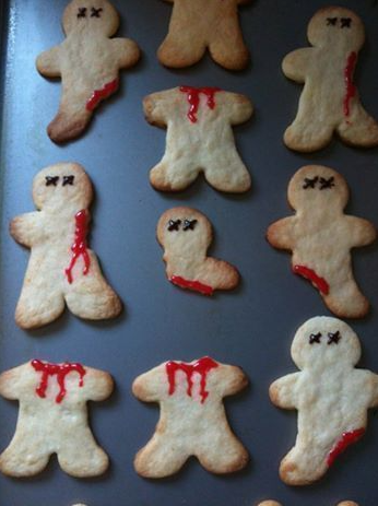 Halloween Decorations With You Killed GingerBread Man’s Friends