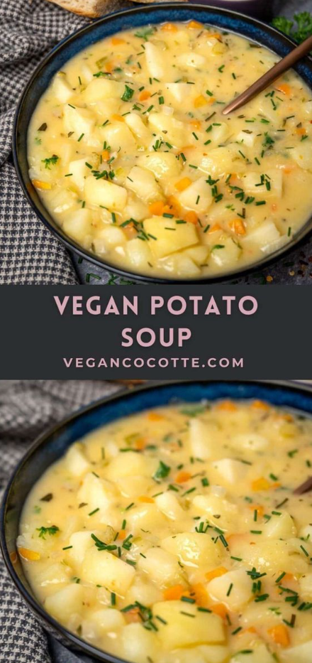 Potato Soup With Easy Vegan Potato Soup