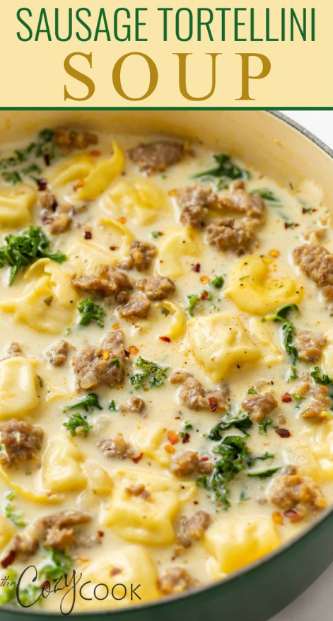 Soup Recipes With Sausage and Tortellini Soup