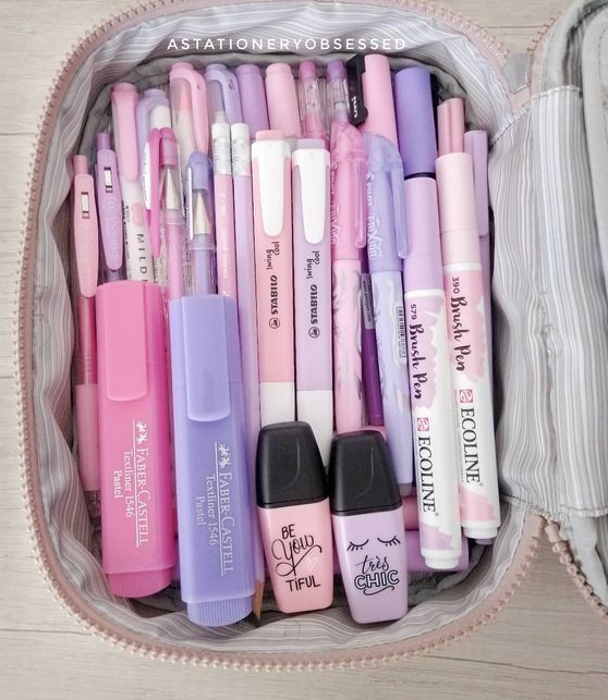 Fournitures Scolaires With Ecoline Brush Pens Are Literally