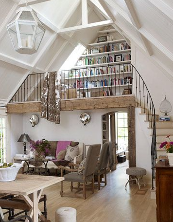 Amazing Angles A Frame Lofts With Mezzanine Libraries