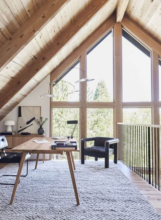 Amazing Angles A Frame S With Mountain House Reveal How I Transformed An Awkward Space Into My Dream Work