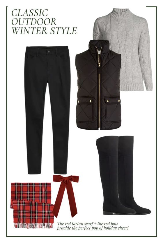 Easy Winter Outfit With Classic Outdoor Winter Style