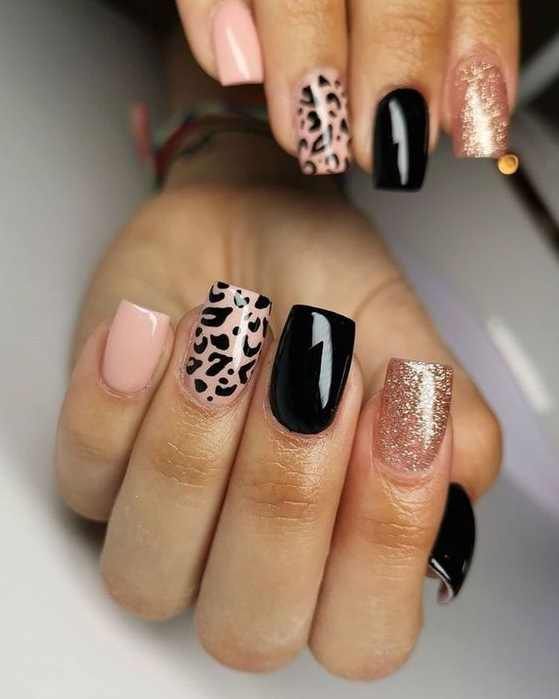 Fall Nails 2022 With Cute Leopard Print Nails For Fall The Glossychic