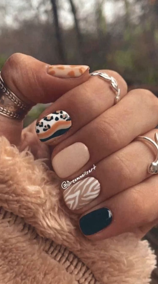 Nails For Autumn With Fall nails fall nail inspo
