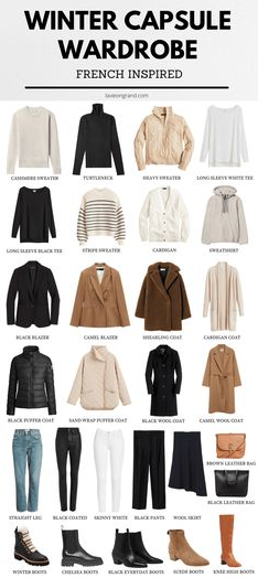 Winter Outfits With Winter Capsule Wardrobe Ideas
