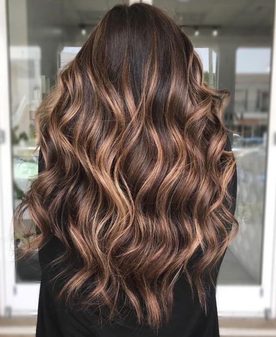 Dark Brown Hair with Highlights Ideas for 2023