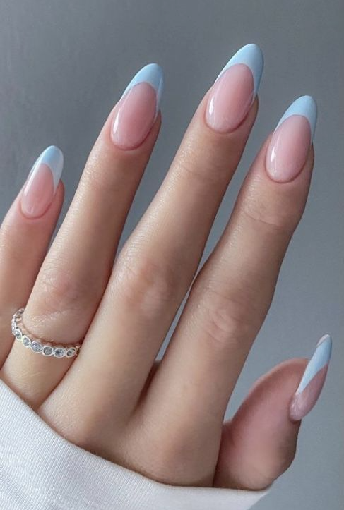 New Years Nails - Cute Winter Nails with Ice Blue Polish to Inspire You