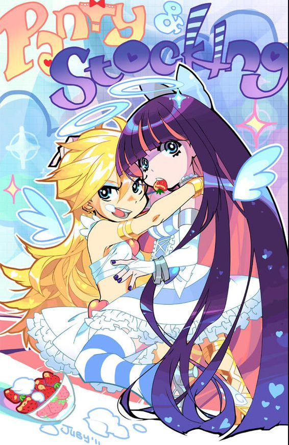 Panty And Stocking PANTY AND STOCKING by joodlez