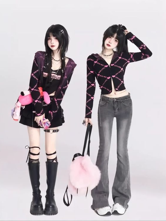 Cybercore Clothes - Cute aesthetic pink fits