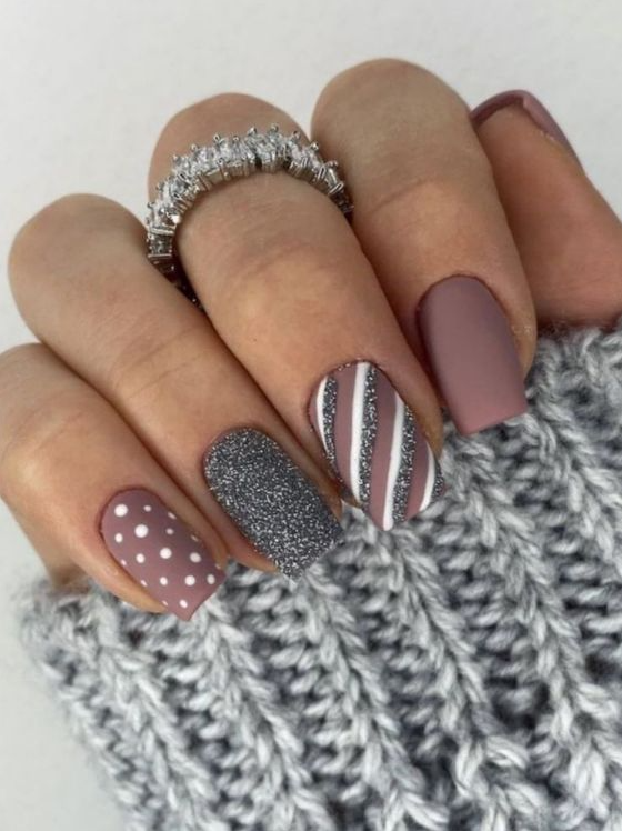 Gel Nail Designs For Winter   Winter Nail Designs Gorgeous Looks And