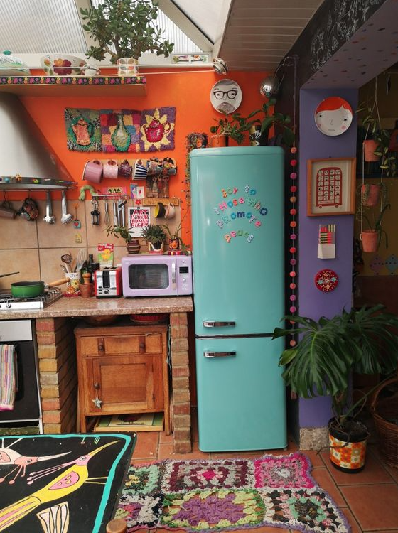 Hippie Apartment Aesthetic - Boho colourful fun