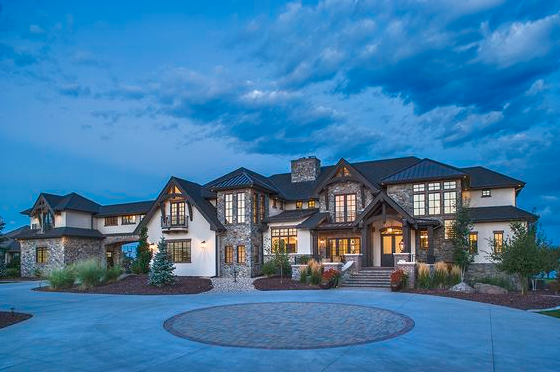 Huge Houses - Plan Luxury Mountain Home with Bonus and Lower Level Expansion