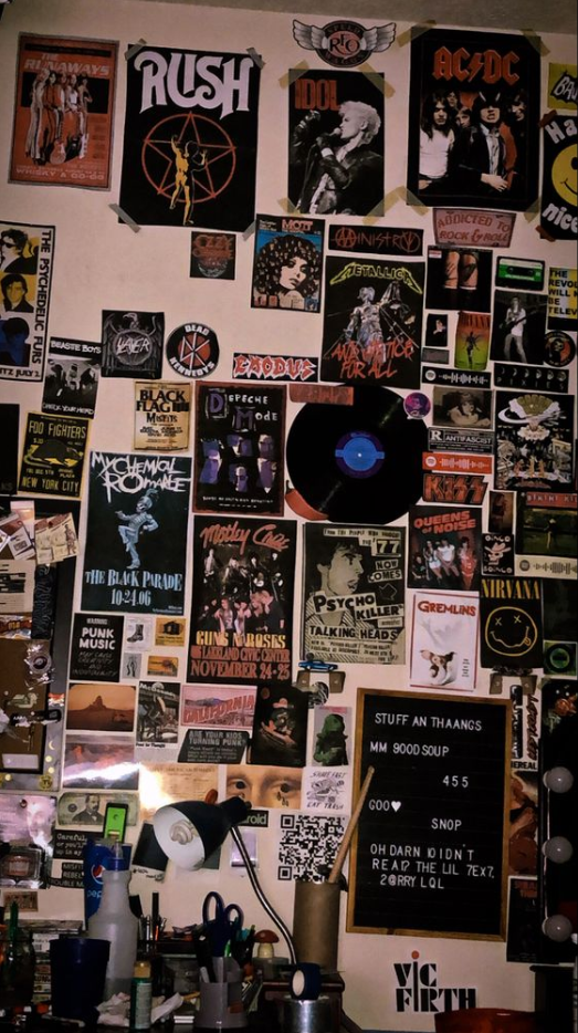 Grunge Bedroom Aesthetic   Posters Grunge Bedroom