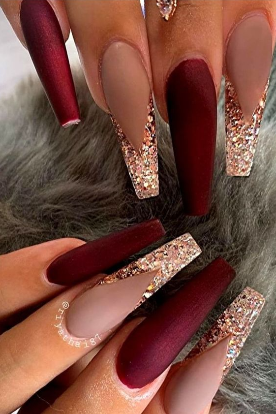 Nails With Rhinestones - Easily sever Nail Acrylic Designs at house