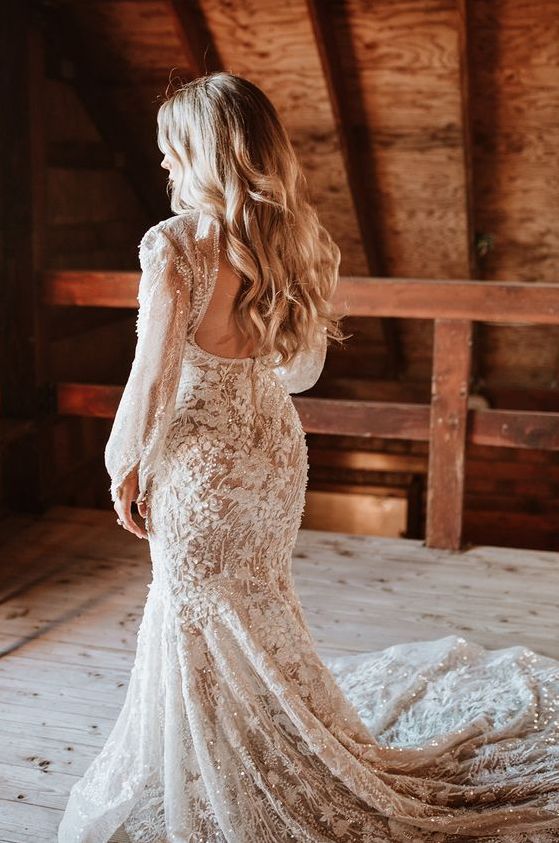 Ranch Wedding Dress   Sydney Kaine