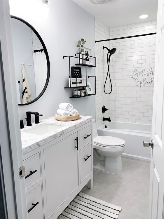 Bathroom Ideas Small - Hallway Bathroom Facelift