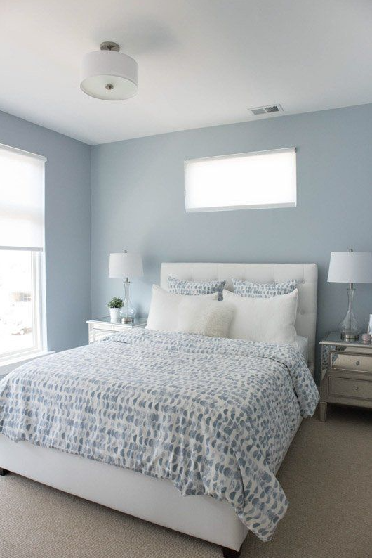 Bedroom Color Ideas   All About Sherwin Williams Krypton Real Homes That Use