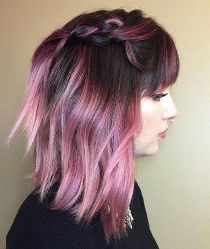 Brunnete Hair Ideas Colour   Gorgeous Ways To Wear Pink Hair Right