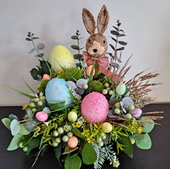 Easter Florals Diy   Easter Arrangement Easter Table Decor Table Centerpiece