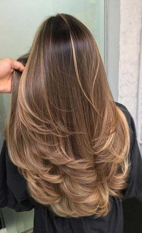 Hair Color Ideas For Blondes   Caramel Balayage Long Hair Inspo