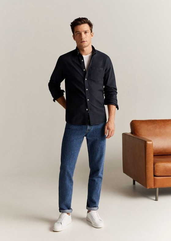 Jeans And Sneakers Outfit   Mango Man 2023 Sporty Is The New Casual
