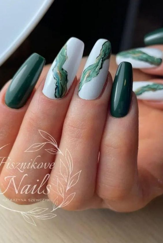 March Nails Ideas   Best St Patrick’s Day Nails Designs For