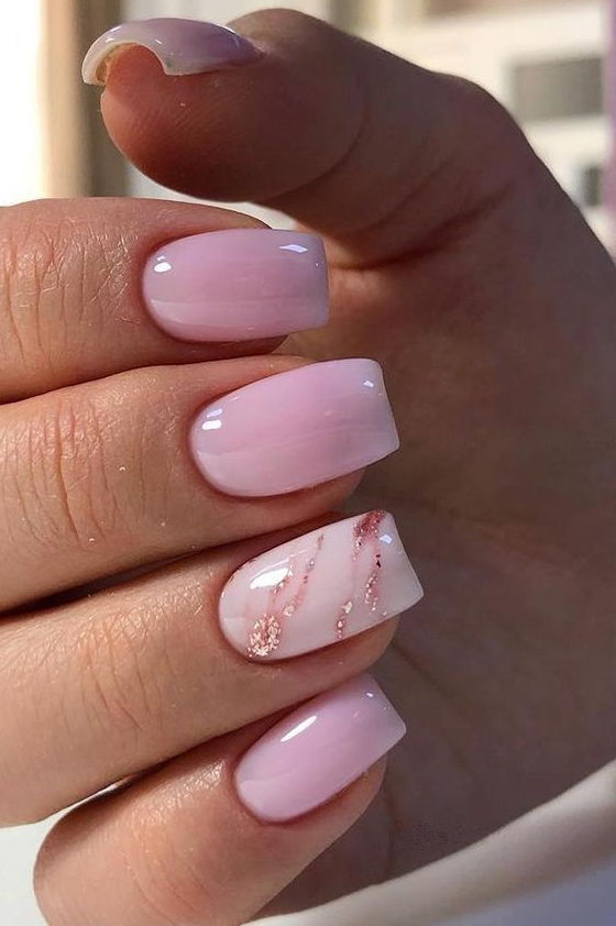 Nails Acrylic Pink   Stunning Marble Nails That You'll Want To Try This