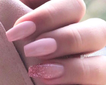 Nails Acrylic Pink   Ways To Wear Glitter Nails For An Elegant Touch