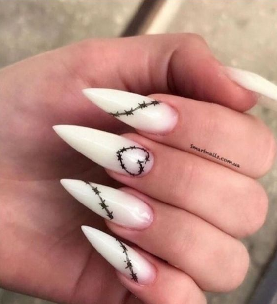 Nails Black And White   Black And White Nails That Are SUPER Popular