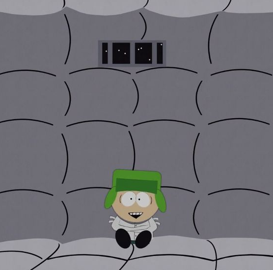 South Park Kyle - Kyle in a mental asylum