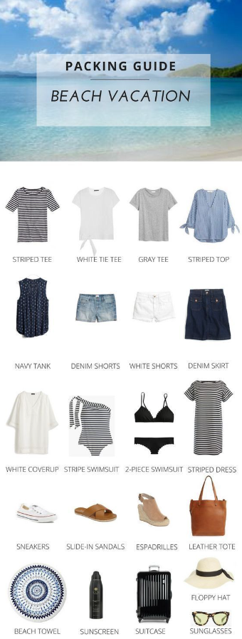 Spring Break Outfit - Packing Guide Spring Break At The Beach