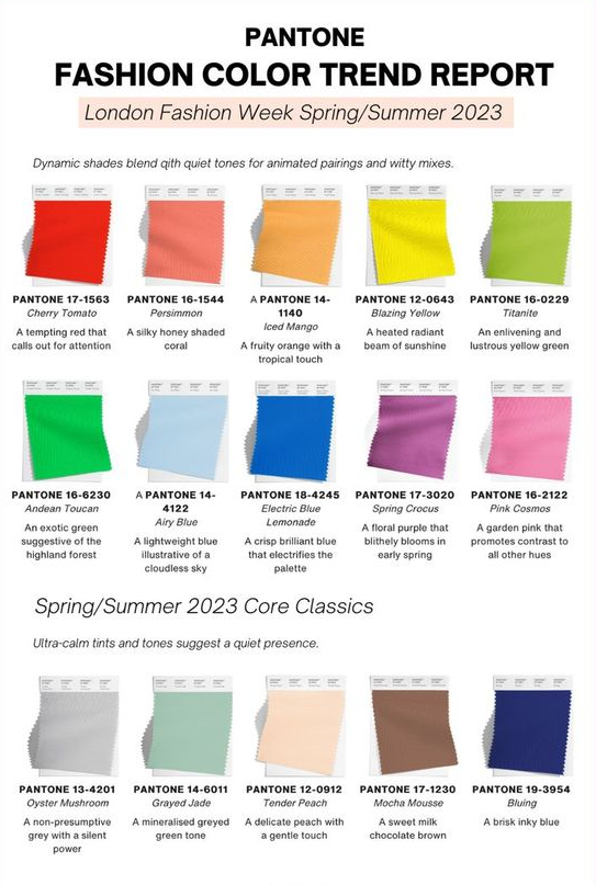 Spring Outfits 2023 Trends   Pantone Color Trends   Spring Summer 2023