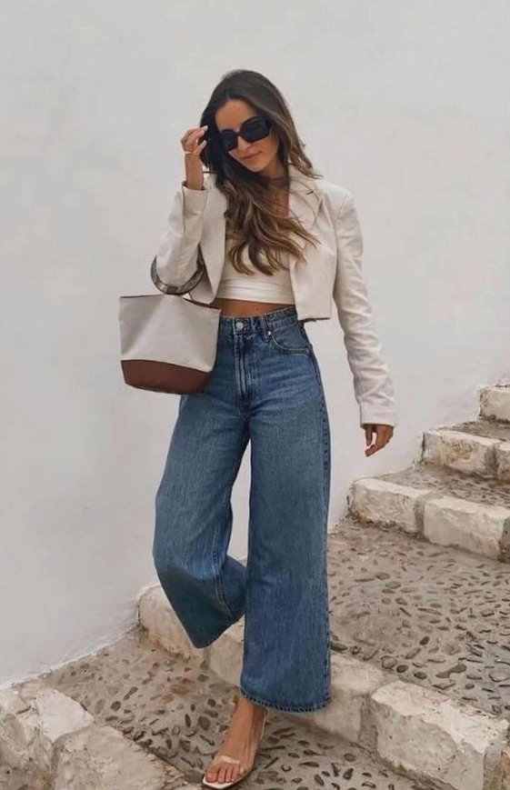 Wide Leg Jeans Outfit - How To Style Wide Leg Jeans The Do's Don'ts Chic Outfits