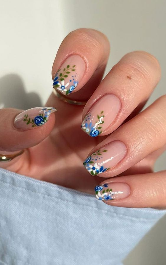 Amazing Spring Nails French Tip Design