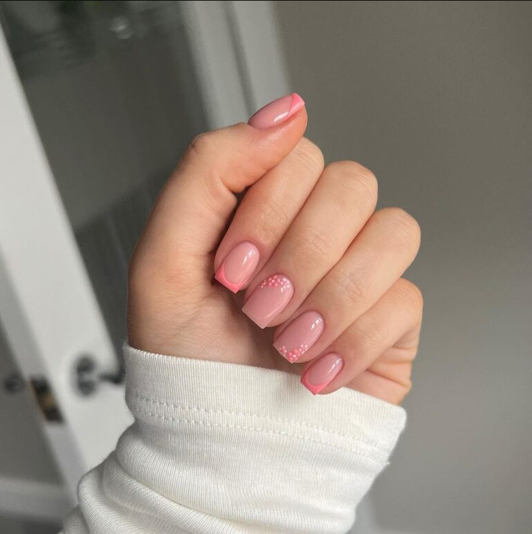 Cute Spring Short Nails