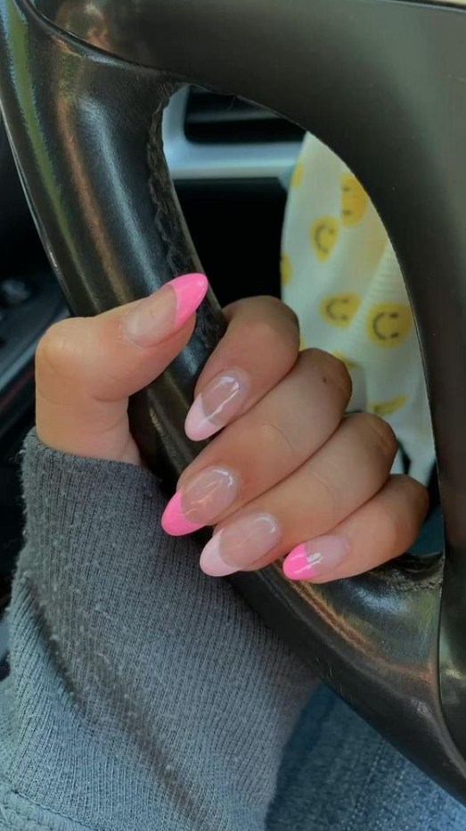 Dreamy Spring Nails French Tip Gallery