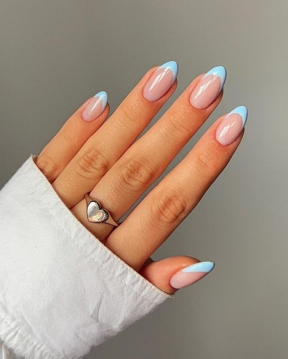 Elegantly Spring Nails French Tip Gallery