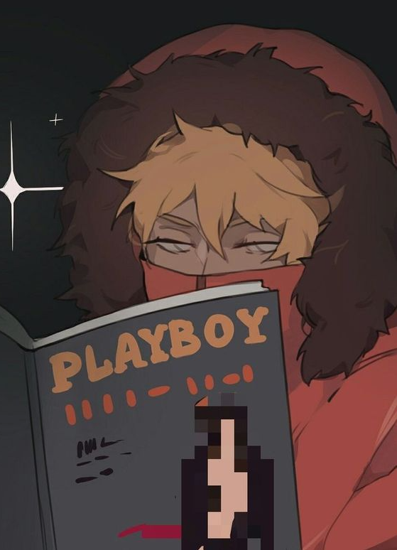 Kenny Fanart - Kenny fanart Playboy book