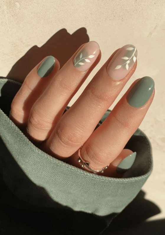 Spring Nails Purple - Spring nails Spring acrylic nails Green nails
