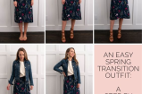 Spring Transition Outfits   Spring Transtition Outfits Sweater Over Dress Spring Outfits