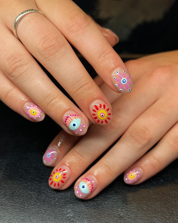 Awesome Bright Summer 2023 Nails Photo