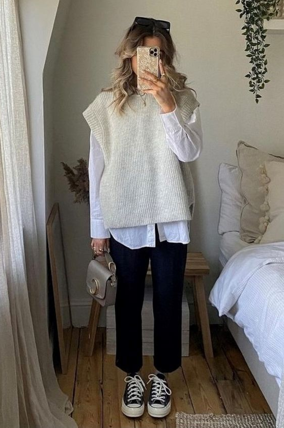 Outfits Inspo   Sweater Vest
