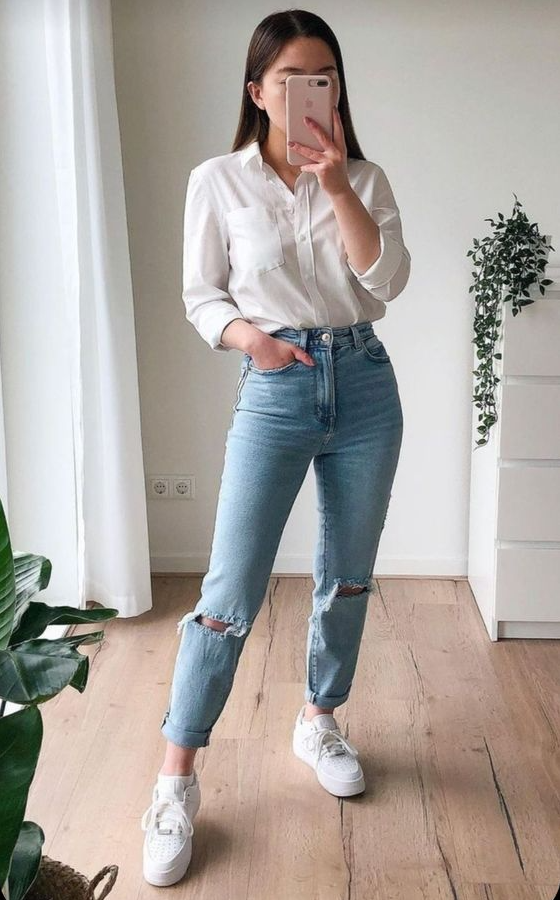 Outfits Jeans - Casual college outfits