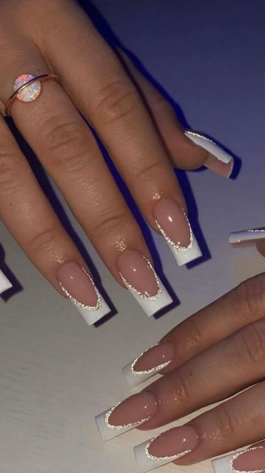 Summer Nails - Frenchies Nails French tip acrylic nails